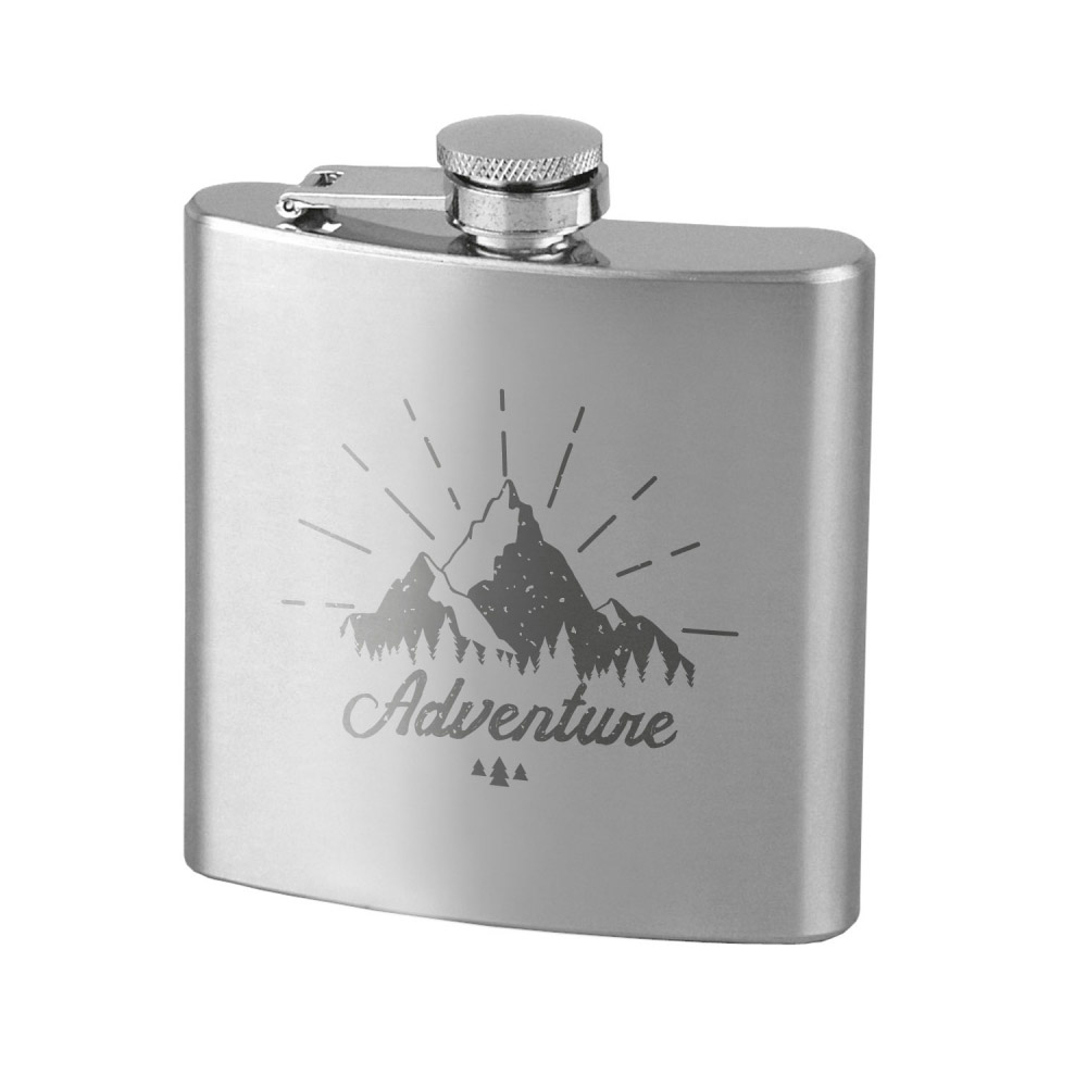 Flachmann Edelstahl "ADVENTURE"