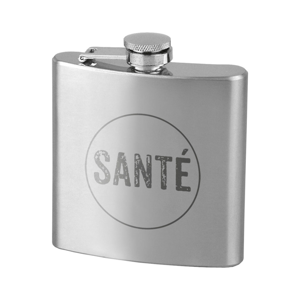 Flachmann Edelstahl "SANTÉ"