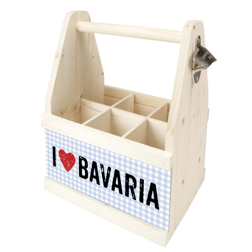 Beer Caddy - I LOVE BAVARIA